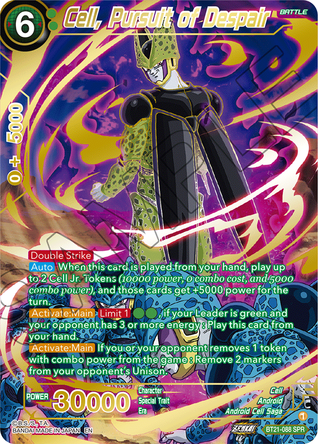 Cell, Pursuit of Despair (SPR) - Wild Resurgence - Special Rare - BT21-088
