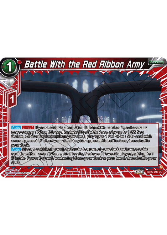Battle With the Red Ribbon Army - Critical Blow - Uncommon - BT22-006