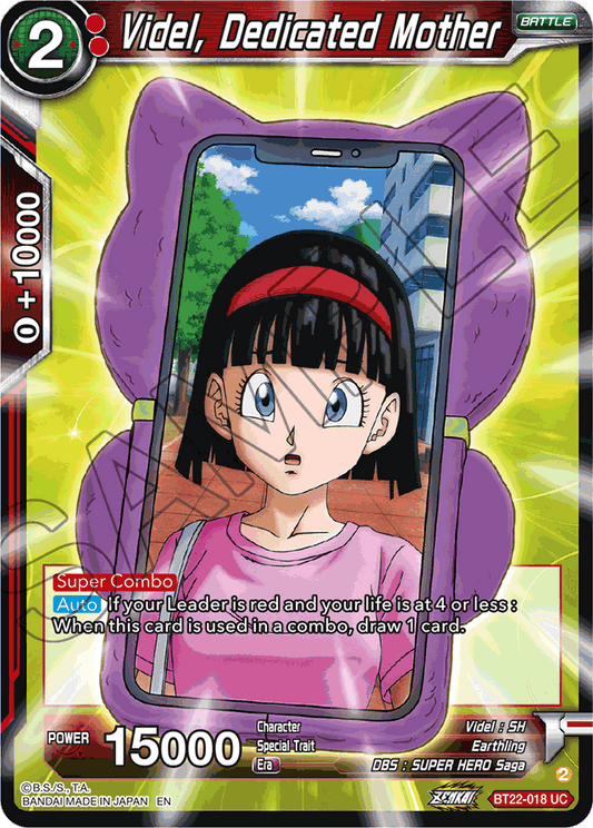 Videl, Dedicated Mother - Critical Blow - Uncommon - BT22-018
