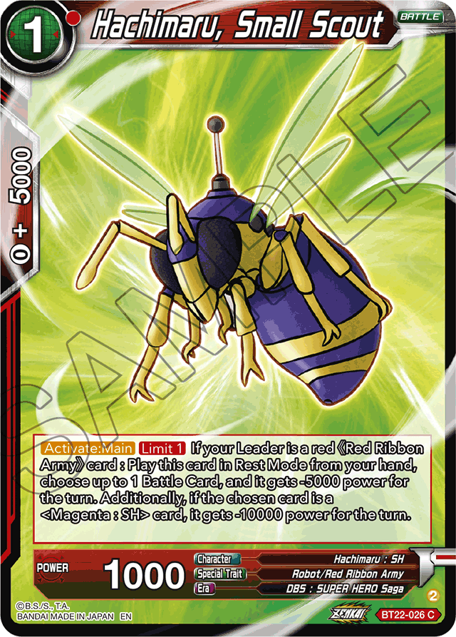 Hachimaru, Small Scout - Critical Blow - Common - BT22-026