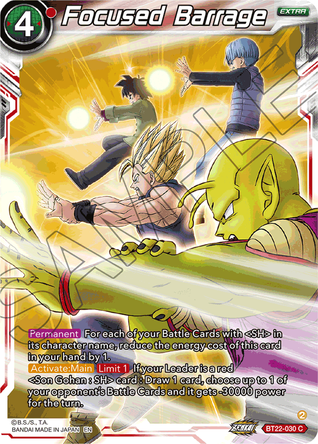 Focused Barrage - Critical Blow - Common - BT22-030