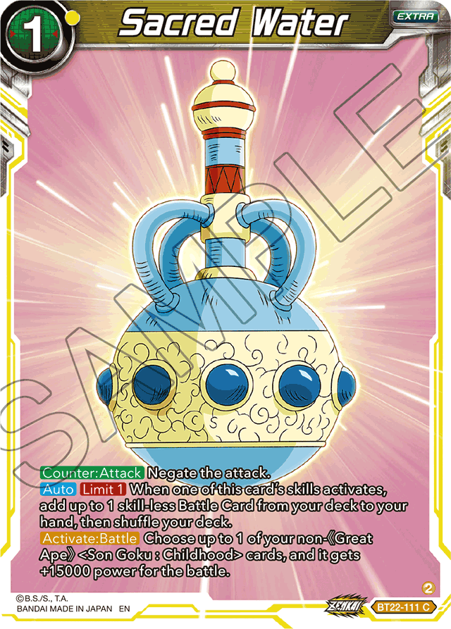 Sacred Water - Critical Blow - Common - BT22-111