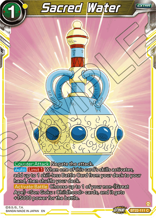 Sacred Water - Critical Blow - Common - BT22-111