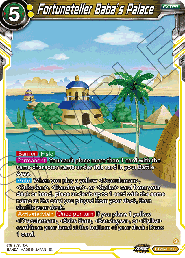 Fortuneteller Baba's Palace - Critical Blow - Common - BT22-113