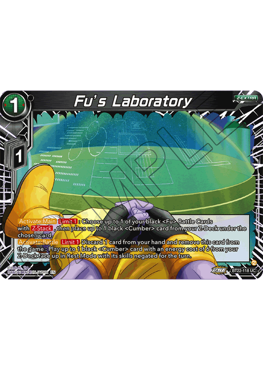 Fu's Laboratory - Critical Blow - Uncommon - BT22-118