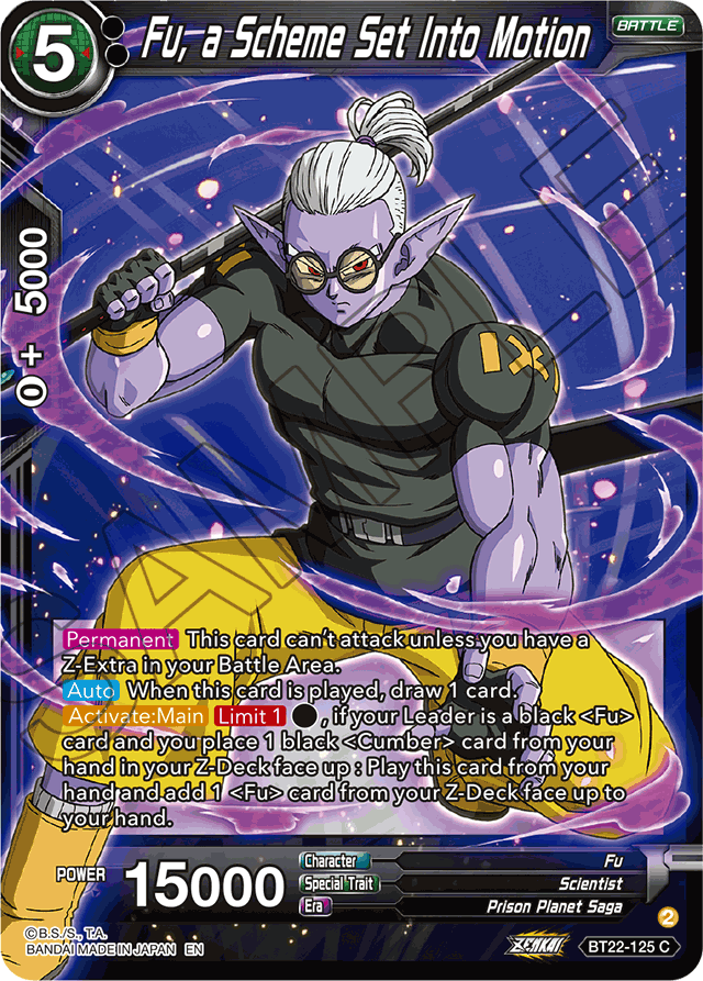 Fu, a Scheme Set Into Motion - Critical Blow - Common - BT22-125