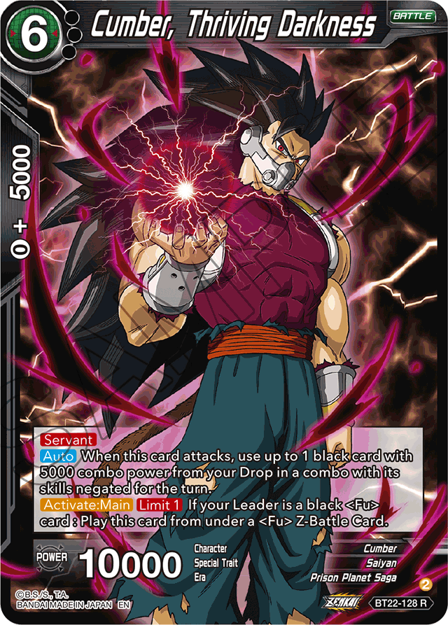 Cumber, Thriving Darkness - Critical Blow - Rare - BT22-128