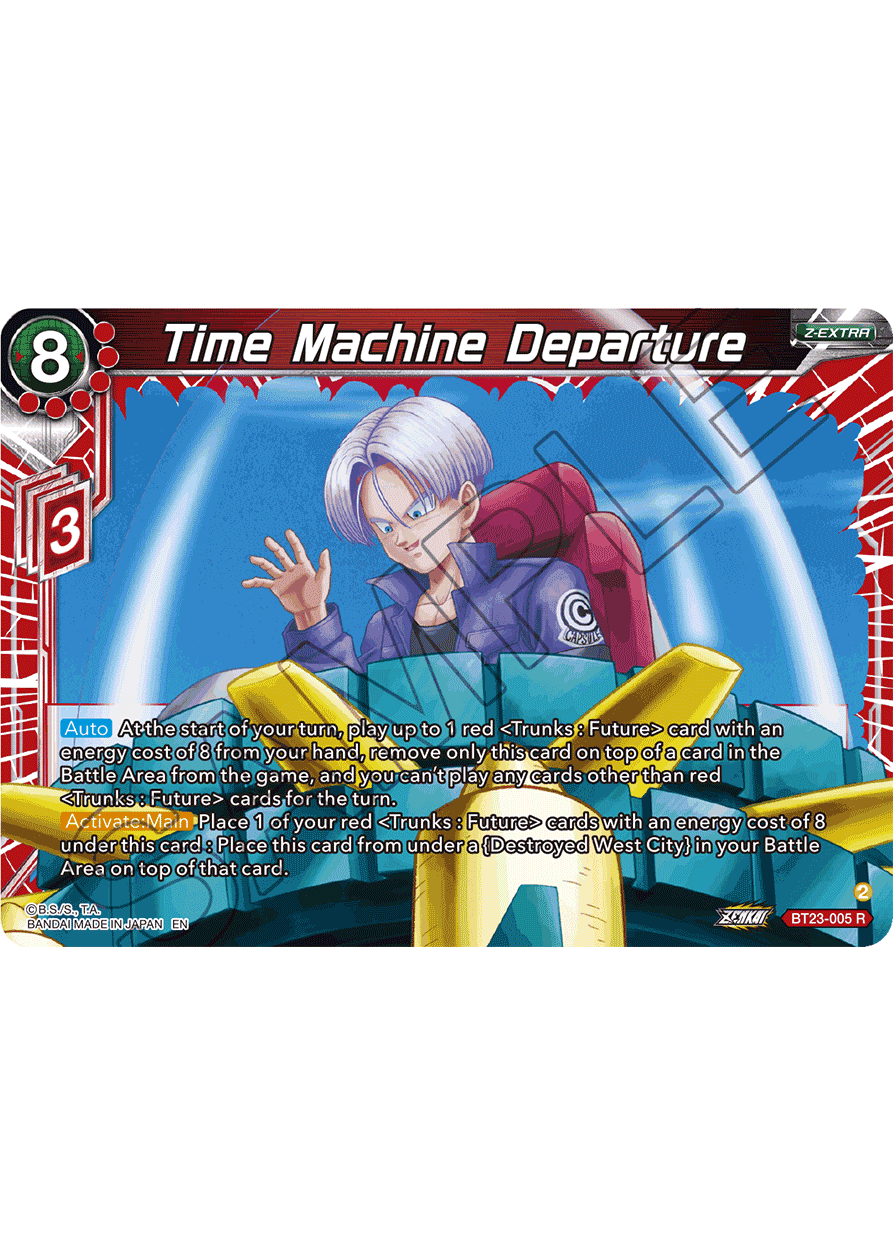 Time Machine Departure - Perfect Combination - Rare - BT23-005