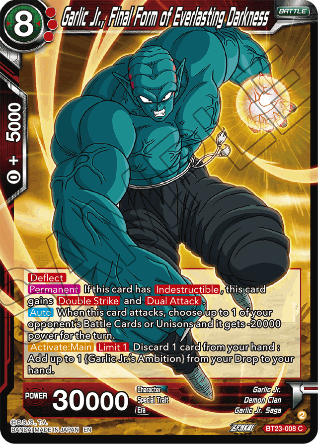 Garlic Jr., Final Form of Everlasting Darkness - Perfect Combination - Common - BT23-008