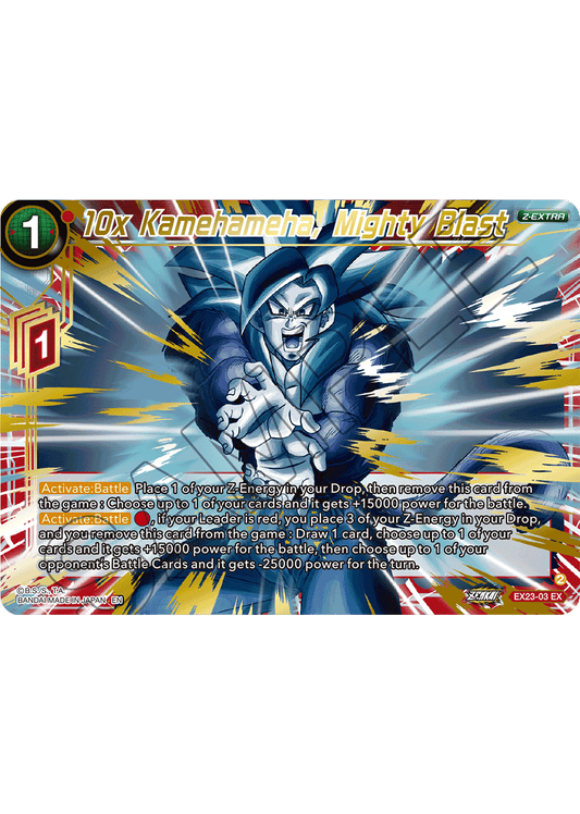 10x Kamehameha, Mighty Blast - Expansion Deck Box Set 23: Premium Anniversary Box 2023 - Expansion Rare - EX23-03