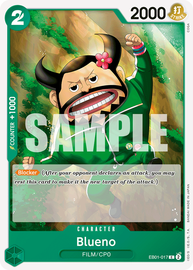 Blueno (017) - Extra Booster: Memorial Collection - C - EB01-017