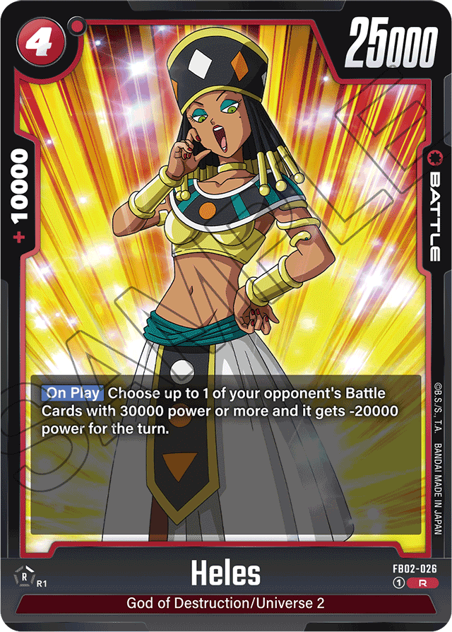 Heles - Blazing Aura - Rare - FB02-026