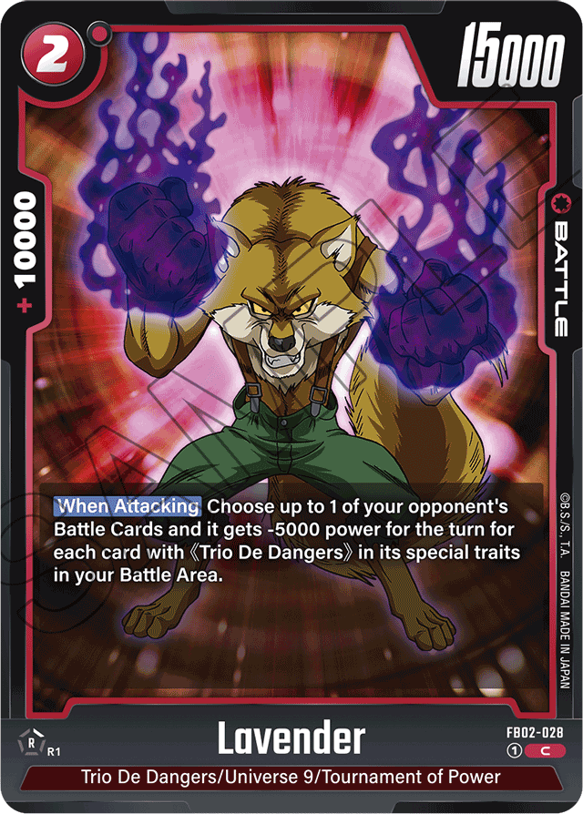 Lavender - Blazing Aura - Common - FB02-028