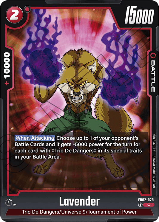 Lavender - Blazing Aura - Common - FB02-028