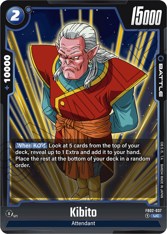Kibito - Blazing Aura - Uncommon - FB02-037