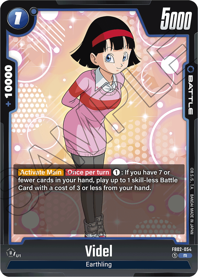 Videl - FB02-054 - Blazing Aura - Rare - FB02-054