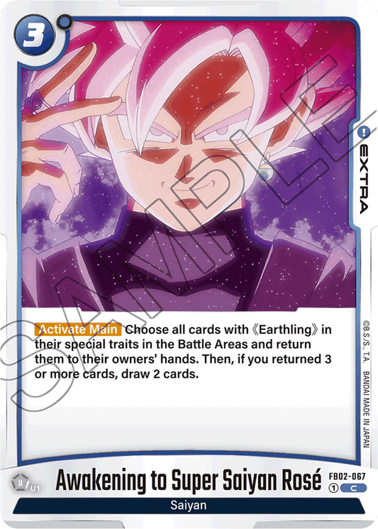 Awakening to Super Saiyan Rose - Blazing Aura - Common - FB02-067