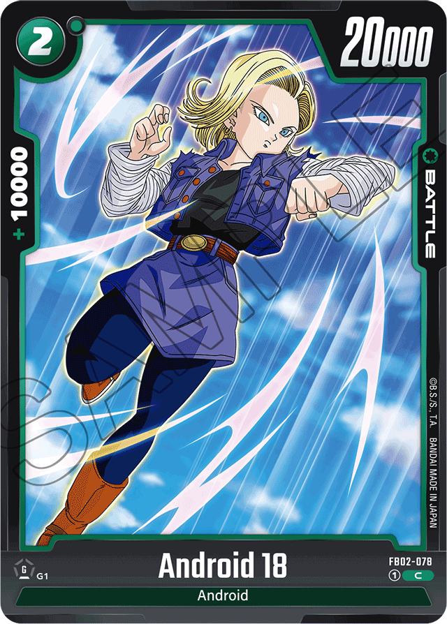 Android 18 - FB02-078 - Blazing Aura - Common - FB02-078