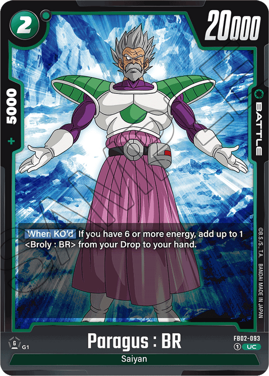 Paragus : BR - Blazing Aura - Uncommon - FB02-093
