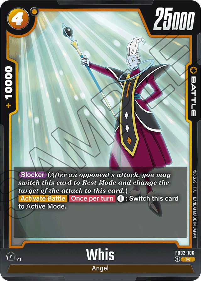 Whis - FB02-106 - Blazing Aura - Rare - FB02-106