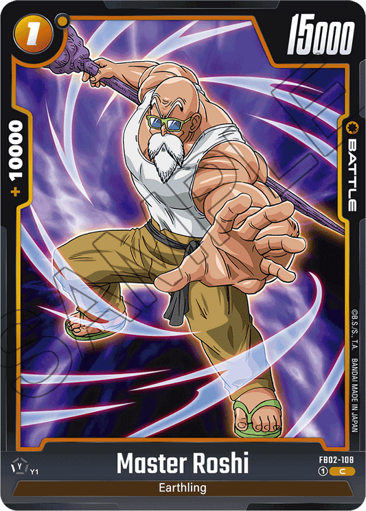 Master Roshi - FB02-108 - Blazing Aura - Common - FB02-108