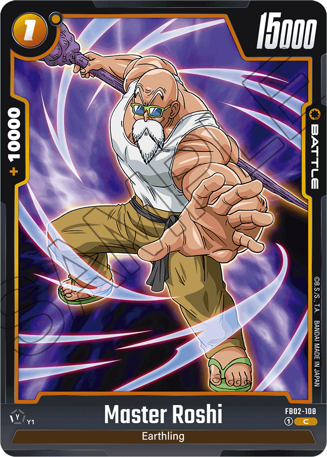 Master Roshi - FB02-108 - Blazing Aura - Common - FB02-108
