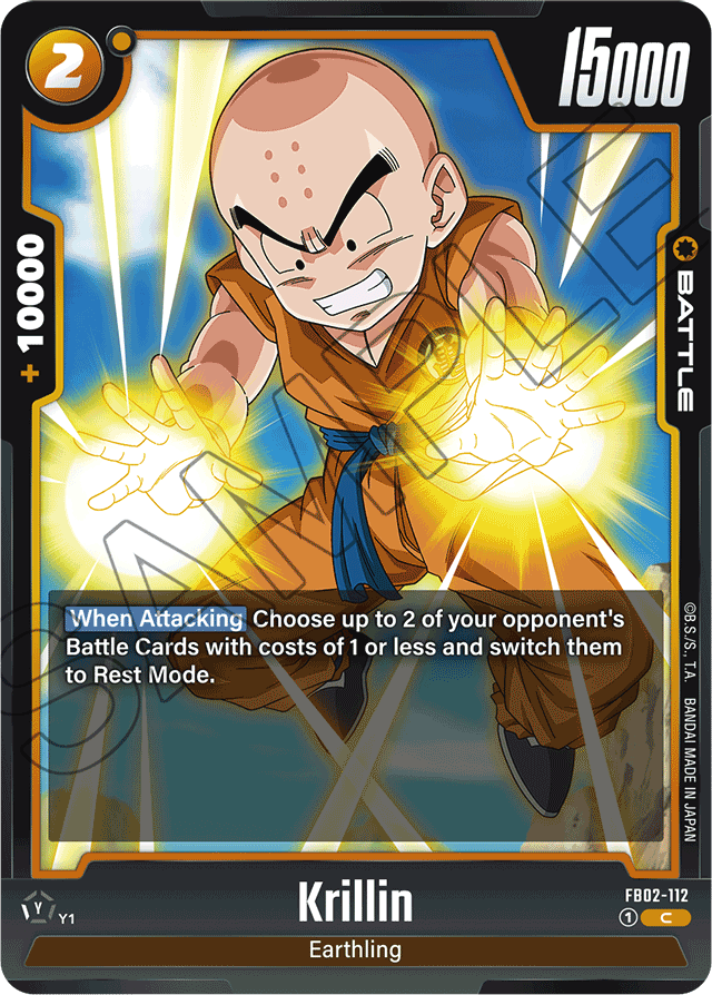 Krillin - FB02-112 - Blazing Aura - Common - FB02-112
