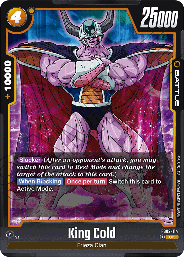 King Cold - Blazing Aura - Uncommon - FB02-114