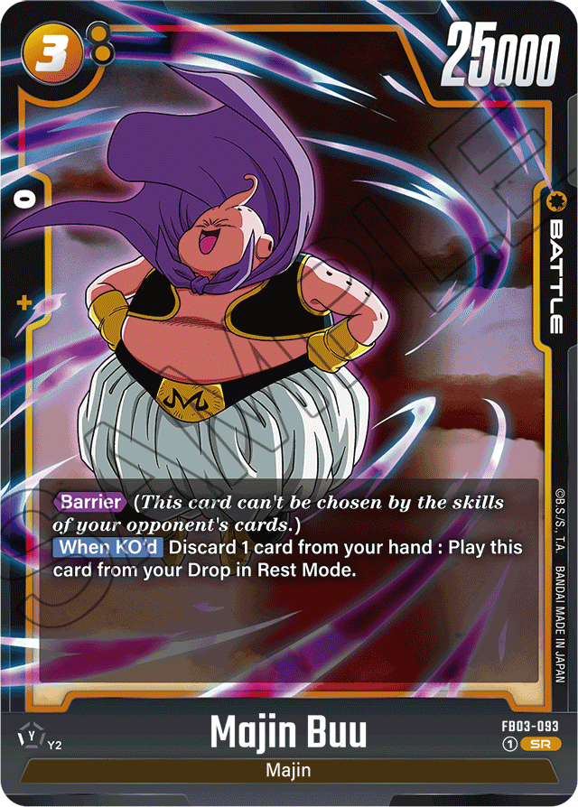 Majin Buu - Raging Roar - Super Rare - FB03-093