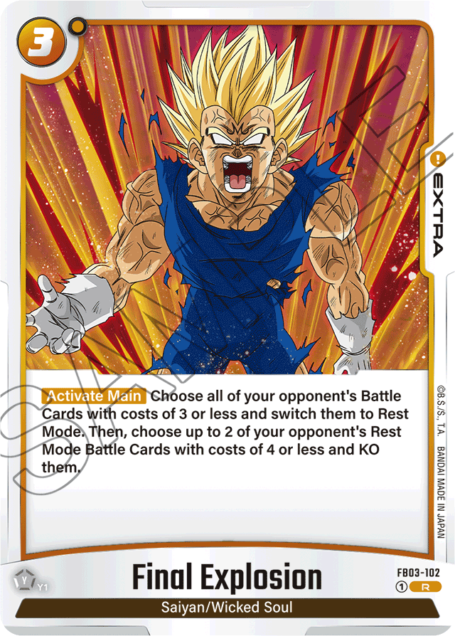 Final Explosion - Raging Roar - Rare - FB03-102