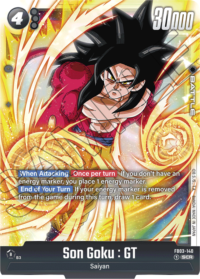 Son Goku : GT - FB03-140 - Raging Roar - Secret Rare - FB03-140