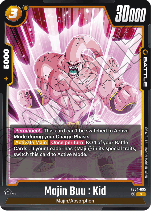 Majin Buu : Kid - FB04-095 - Ultra Limit - Rare - FB04-095