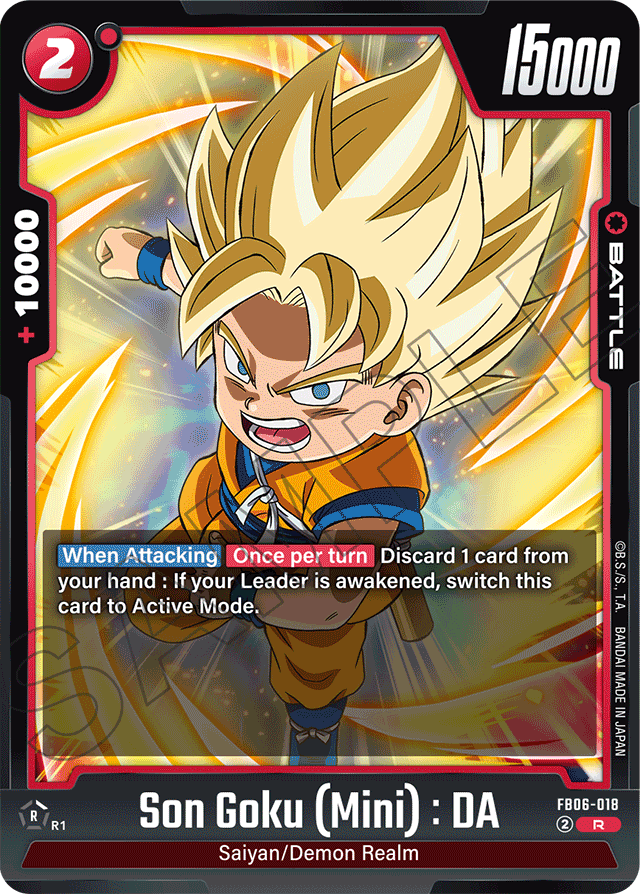 Son Goku (Mini) : DA - FB06-018 - Rivals Clash - Rare - FB06-018