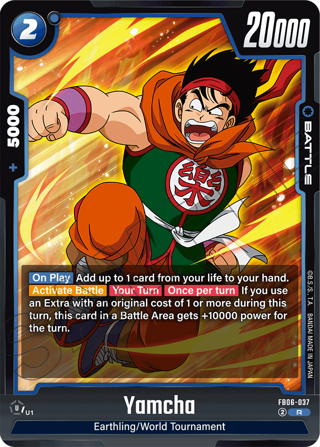 Yamcha - Rivals Clash - Rare - FB06-037