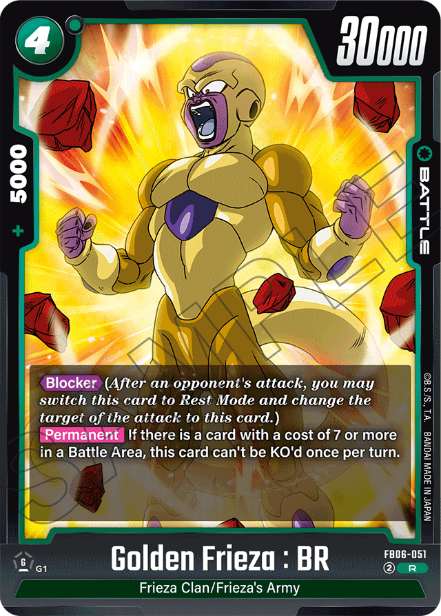 Golden Frieza : BR - Rivals Clash - Rare - FB06-051