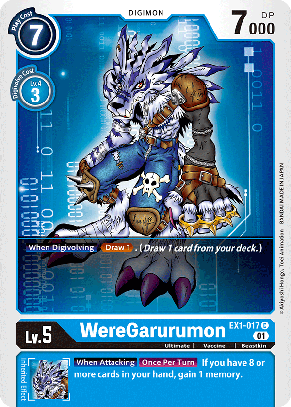 WereGarurumon - Classic Collection - Common - EX1-017 C