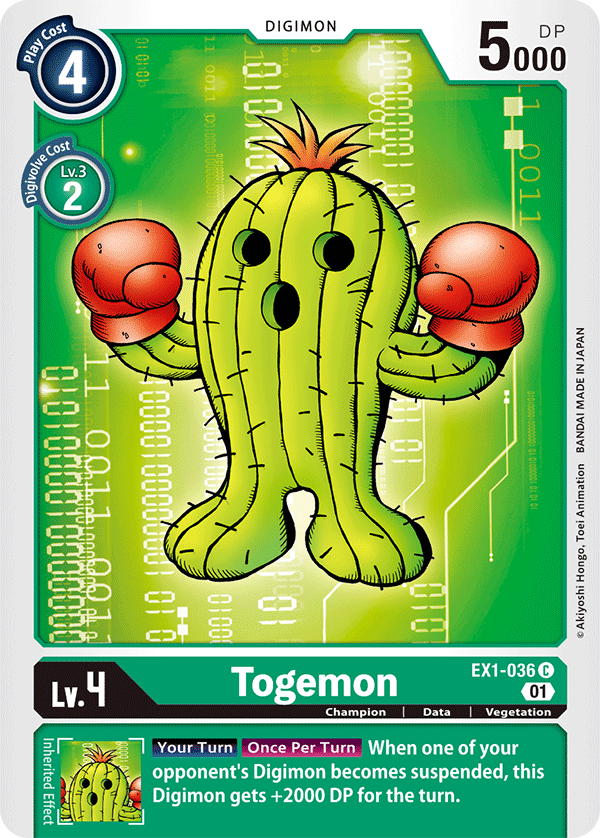 Togemon - Classic Collection - Common - EX1-036 C