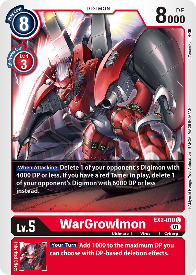 WarGrowlmon - Across Time - Rare - BT12-016 R