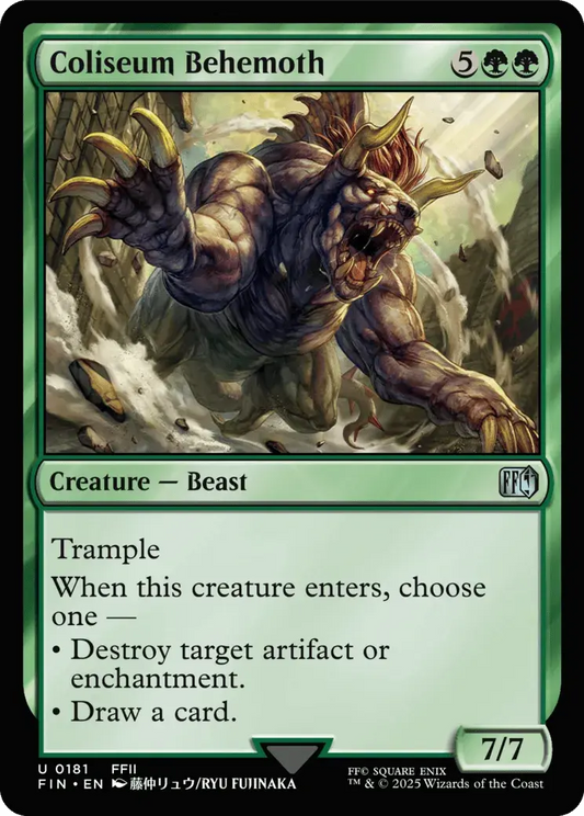 Coliseum Behemoth - FINAL FANTASY - U - 181