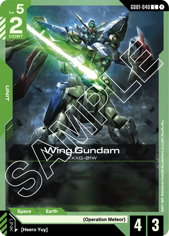 Wing Gundam (GD01-040) - Newtype Rising - Common - GD01-040