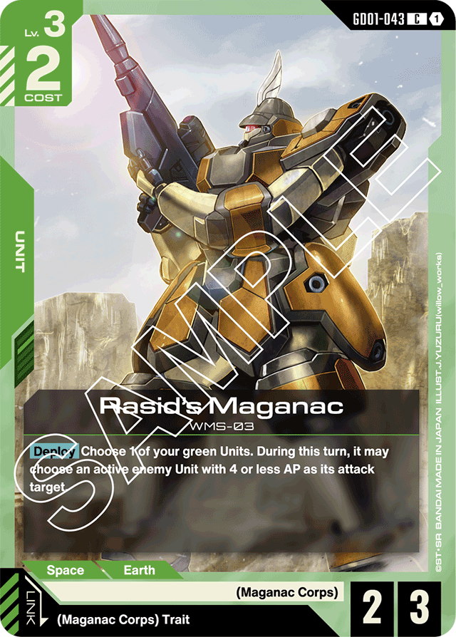 Rasid's Maganac - Newtype Rising - Common - GD01-043