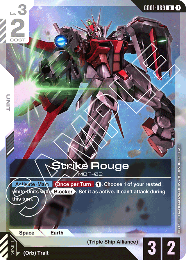 Strike Rouge - Newtype Rising - Rare - GD01-069