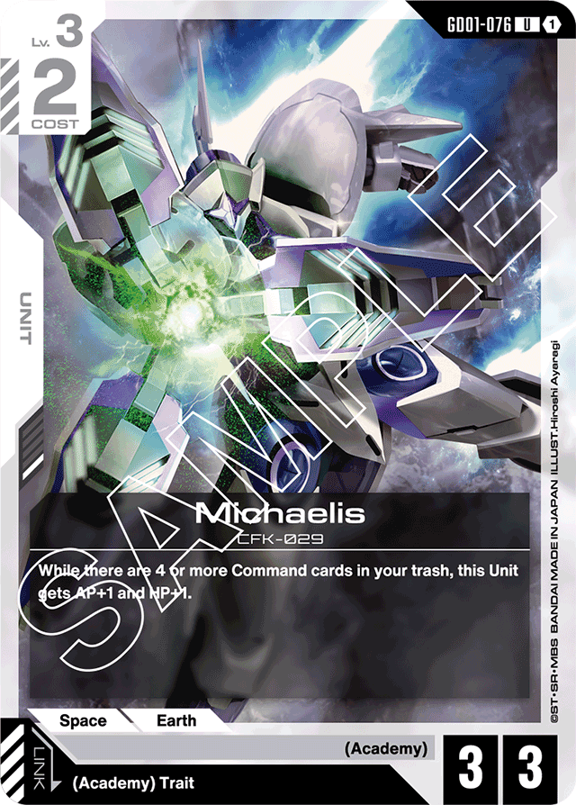 Michaelis - Newtype Rising - Uncommon - GD01-076
