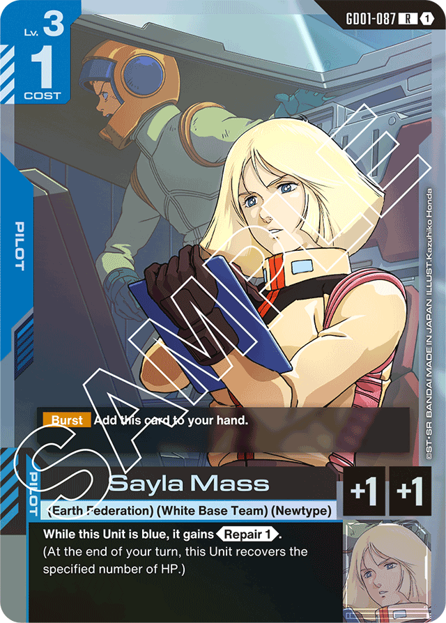 Sayla Mass - Newtype Rising - Rare - GD01-087