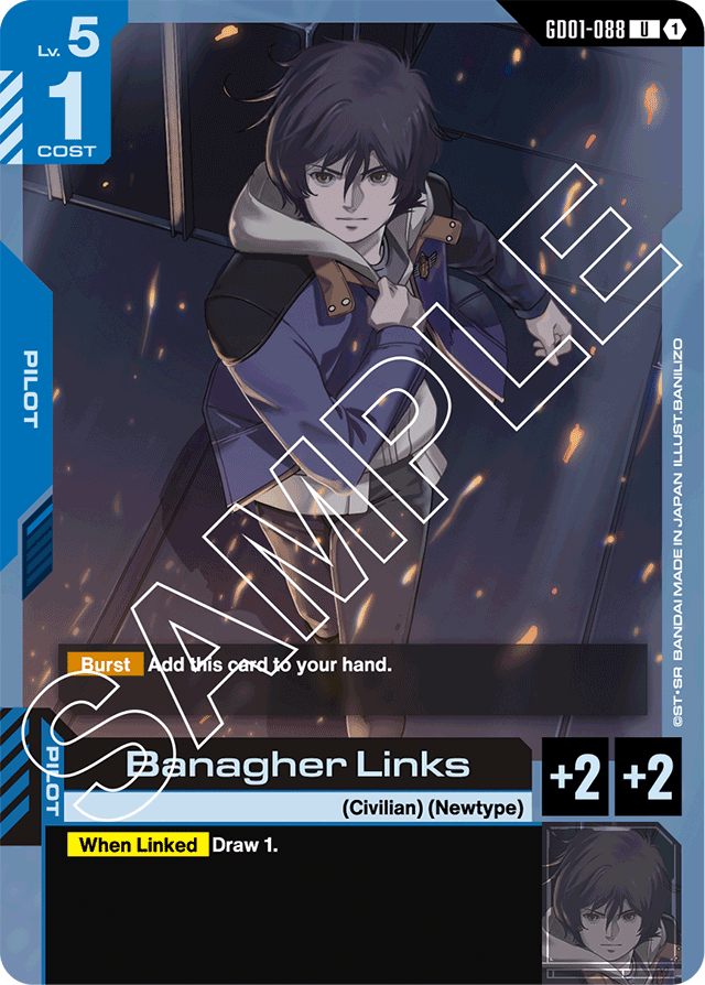 Banagher Links - Newtype Rising - Uncommon - GD01-088