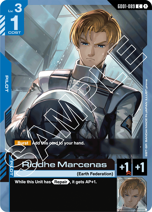 Riddhe Marcenas - Newtype Rising - Common - GD01-089