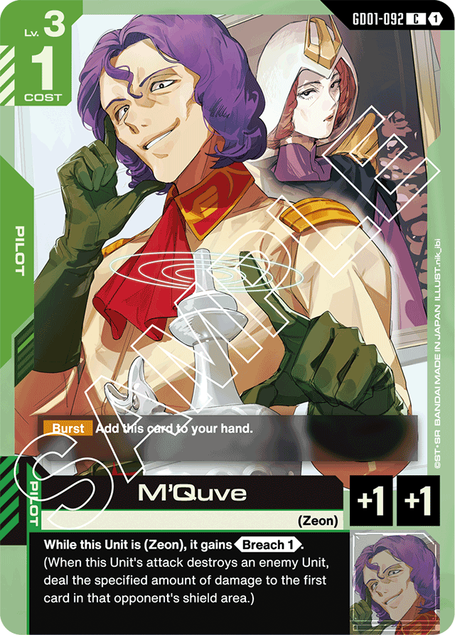M'Quve - Newtype Rising - Common - GD01-092
