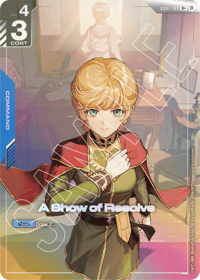 A Show of Resolve (U+) - Edition Beta - U+ - GD01-100