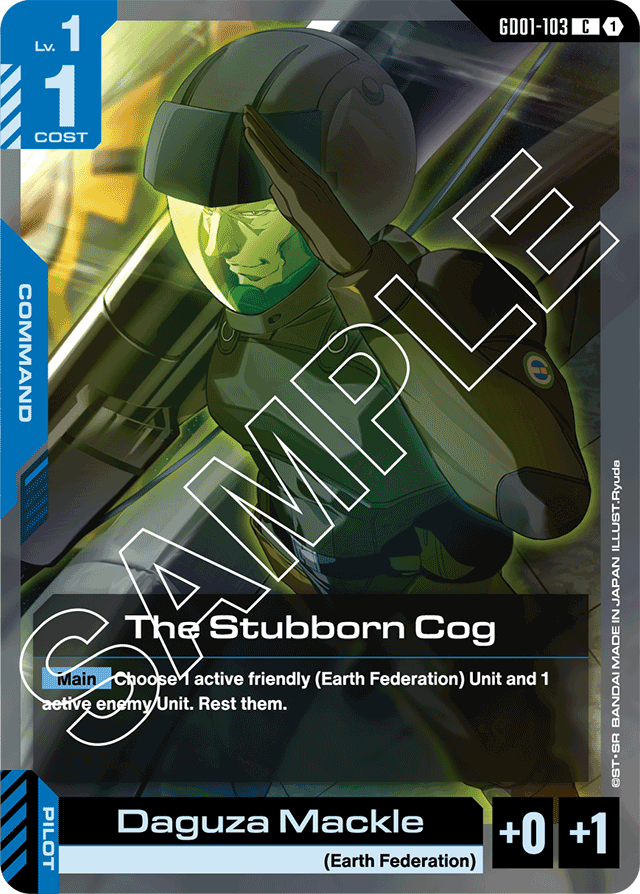 The Stubborn Cog - Newtype Rising - Common - GD01-103