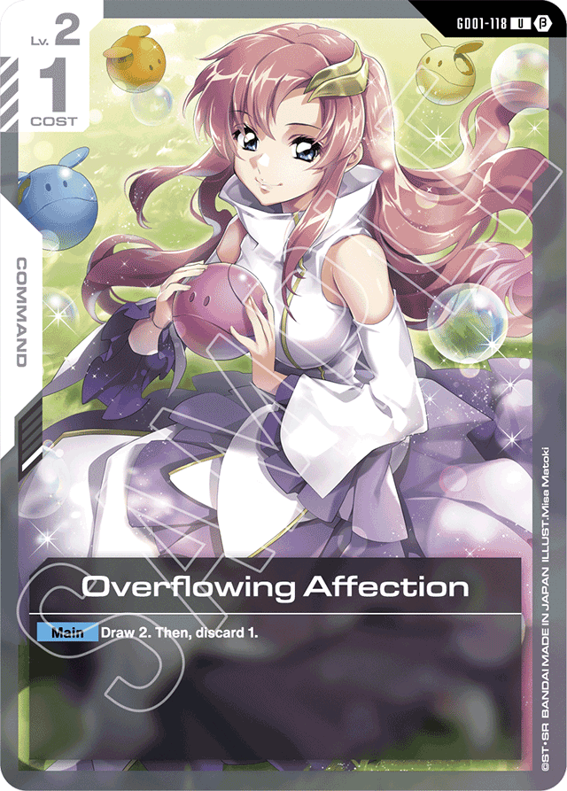 Overflowing Affection - Edition Beta - Uncommon - GD01-118